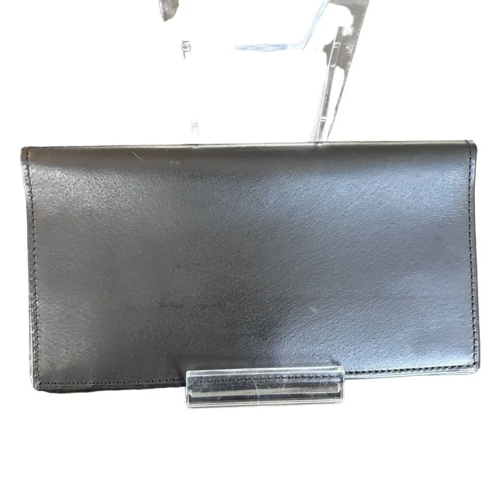 Vintage Coach Water Buffalo Envelope Wallet and Check Book